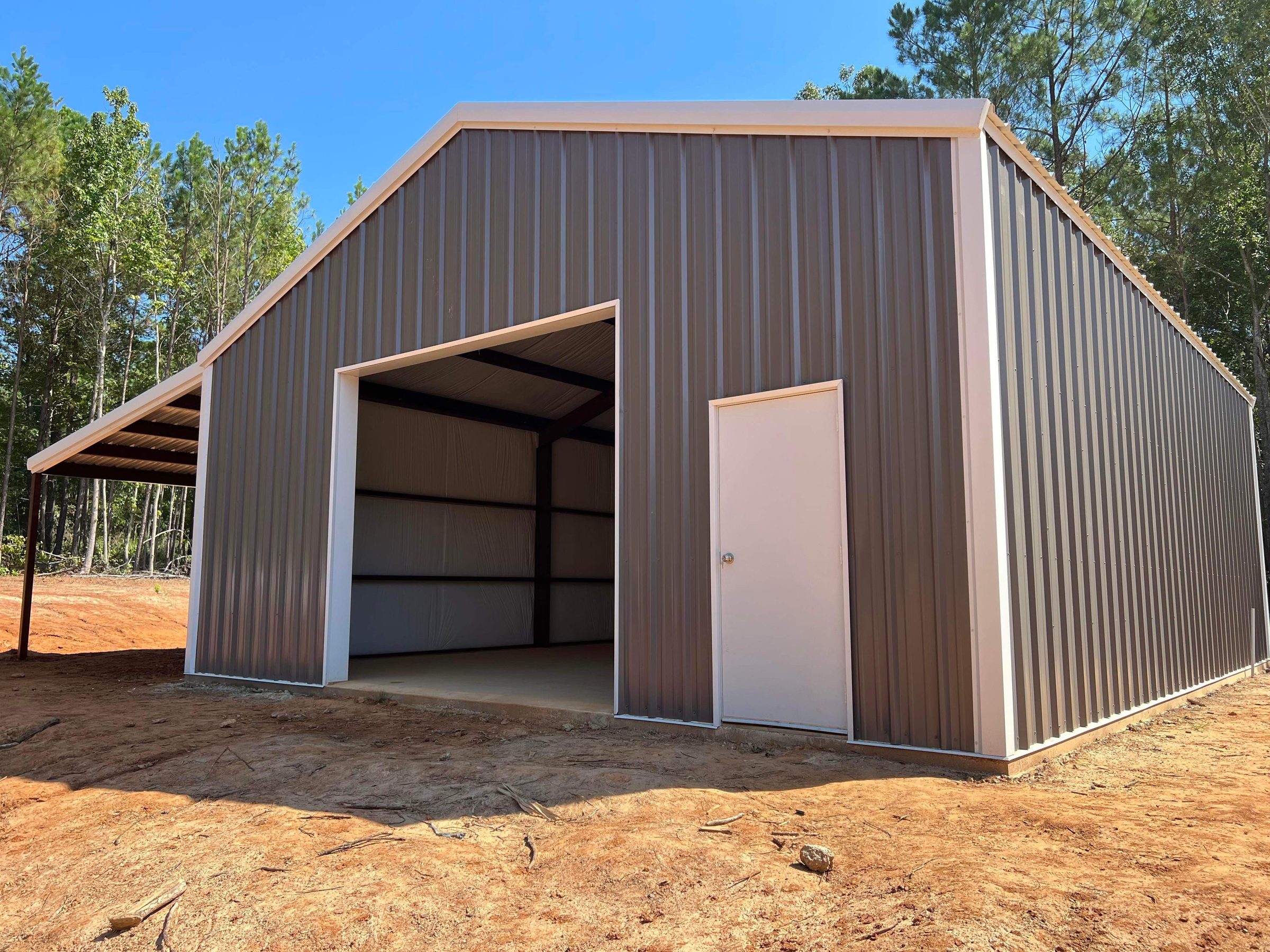 30x36x12 Shop w 18x16 Lean-to Chavez Homes 2