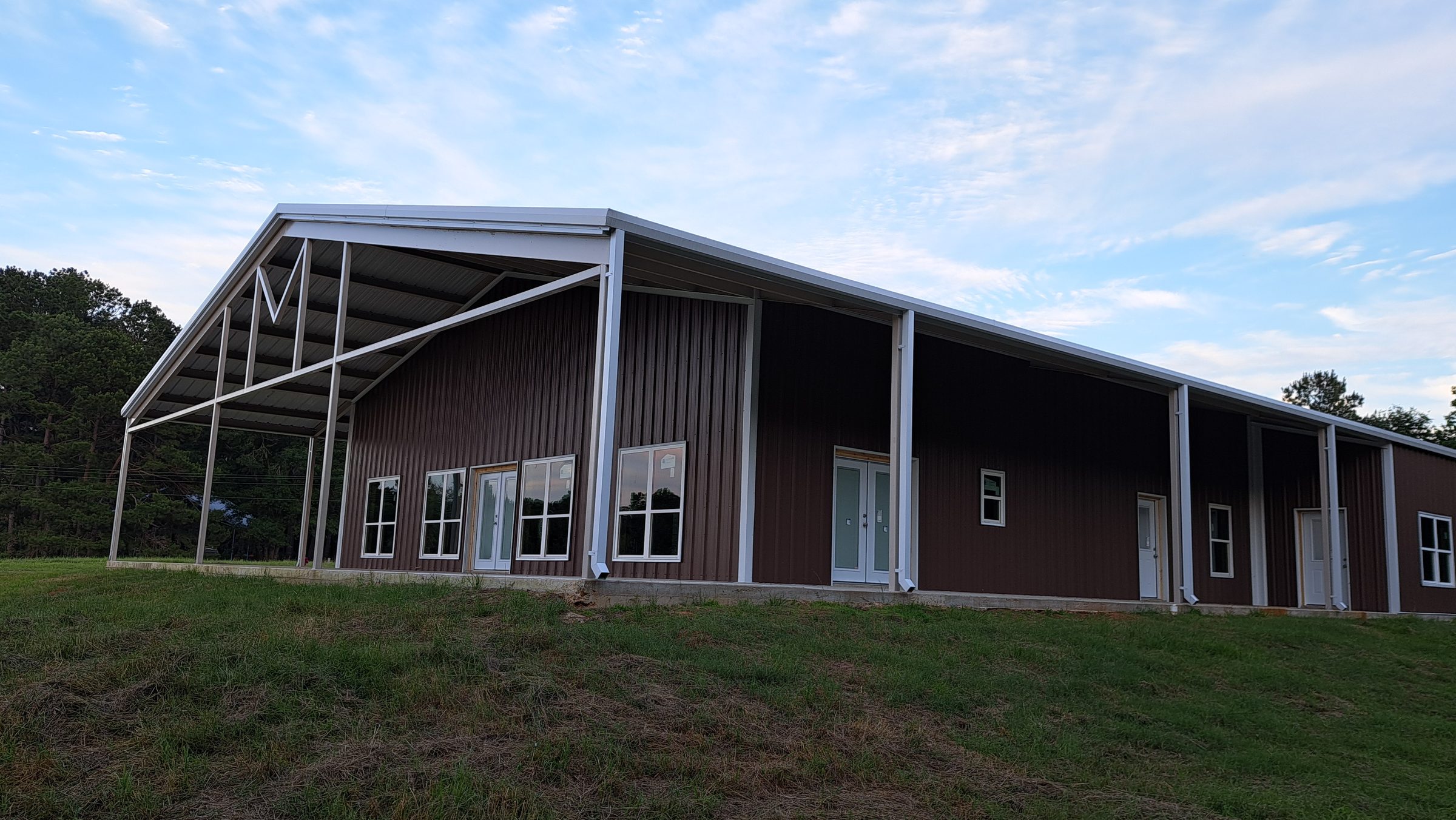 50x70x12 w 15 ft Wrap around Porch Marchbank Project 7