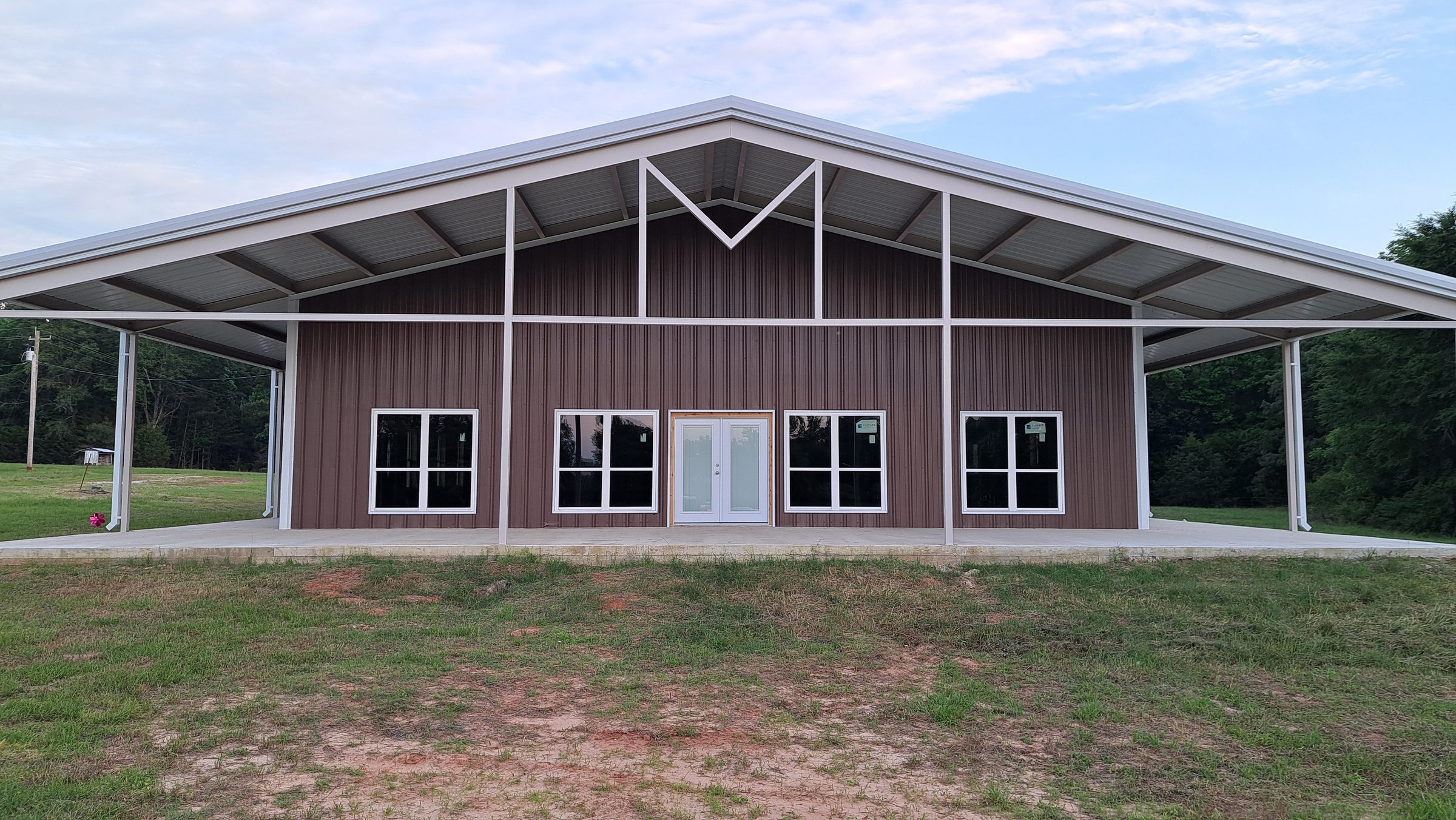 50x70x12 w 15ft Wrap around Porch Marchbank Project 1