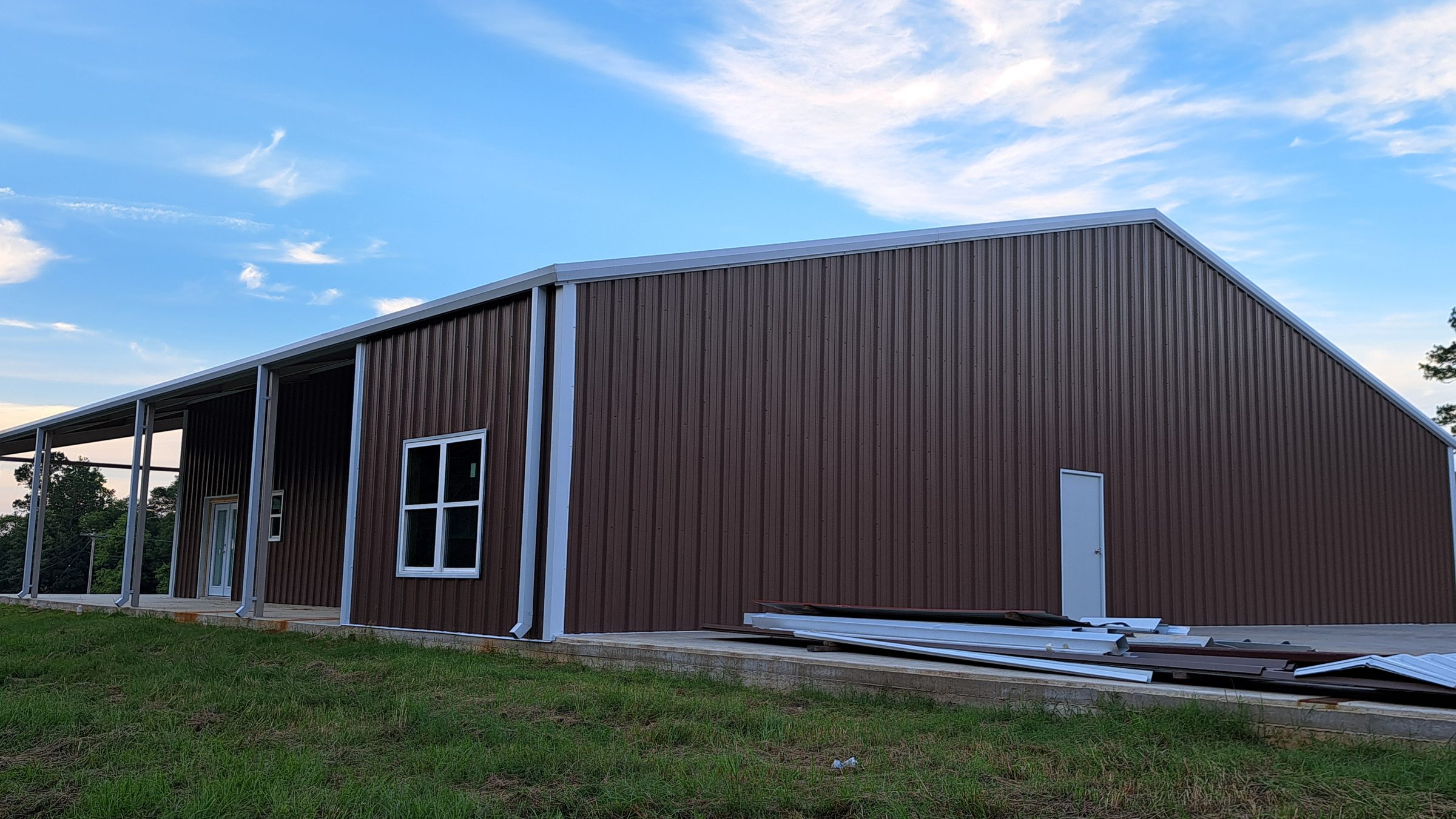 50x70x12 w 15ft Wrap around Porch Marchbank Project 3