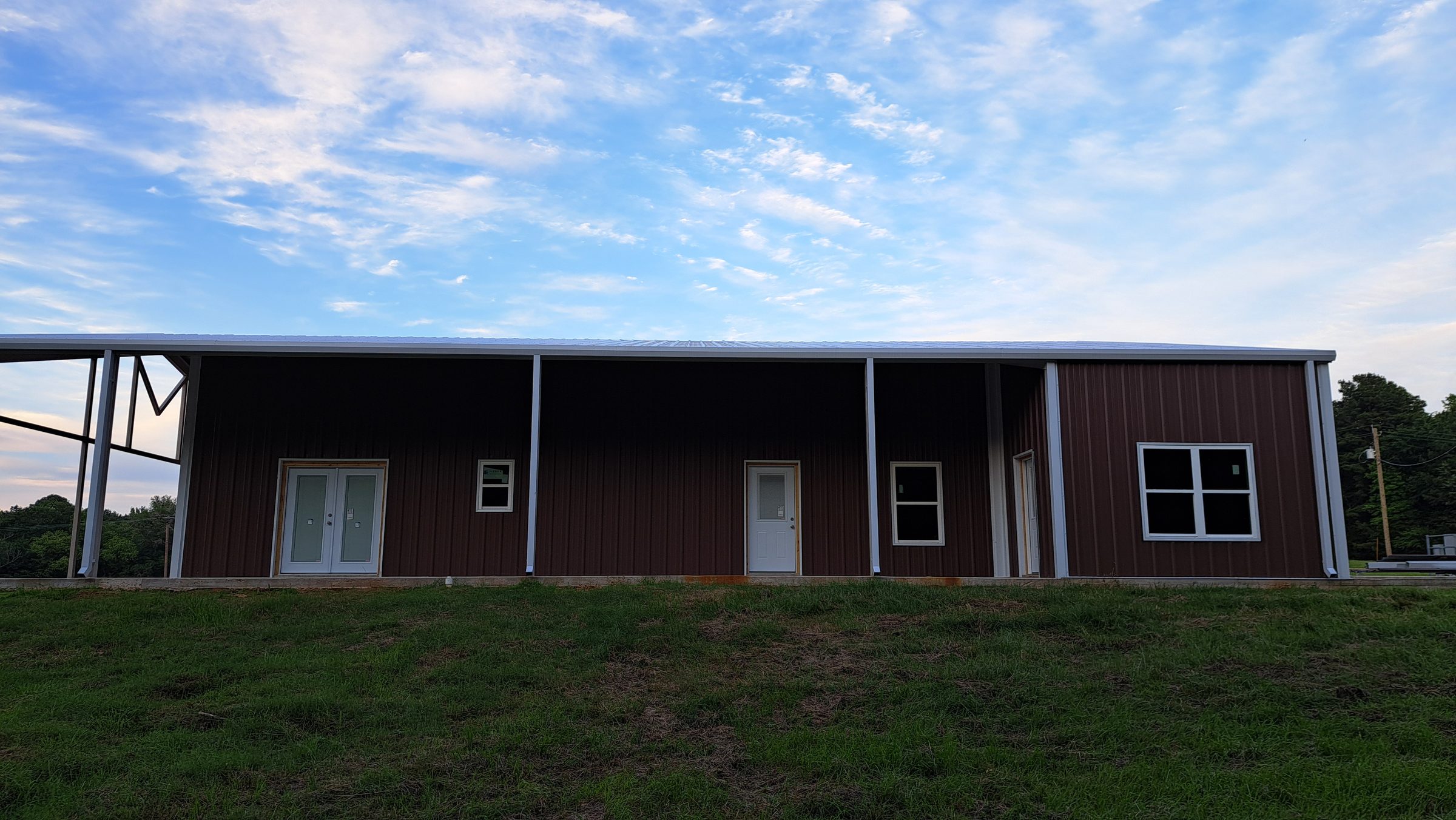 50x70x12 w 15ft Wrap around Porch Marchbank Project 4